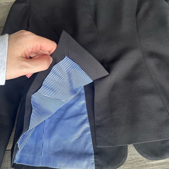 Suzy Shier Black Blazer Jacket Office Workwear - Picture 6 of 10